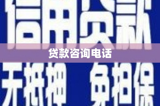 莞城贷款咨询电话