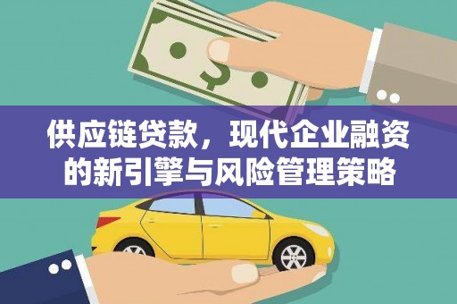 沙洋供应链贷款，现代企业融资的新引擎与风险管理策略