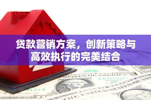沁源贷款营销方案，创新策略与高效执行的完美结合