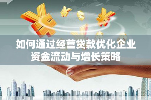 莱山如何通过经营贷款优化企业资金流动与增长策略