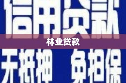 吴起林业贷款
