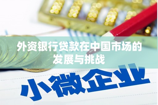 商都外资银行贷款在中国市场的发展与挑战