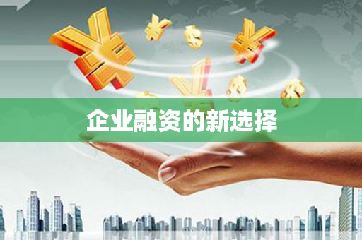 黄梅企业融资的新选择