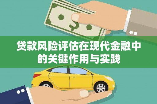 施秉贷款风险评估在现代金融中的关键作用与实践