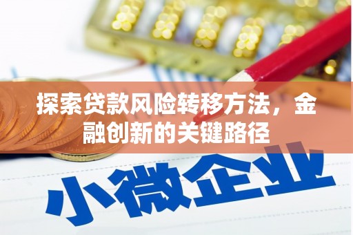塔河探索贷款风险转移方法，金融创新的关键路径