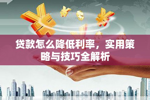 龙城贷款怎么降低利率，实用策略与技巧全解析