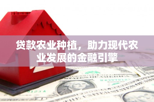 柳南贷款农业种植，助力现代农业发展的金融引擎