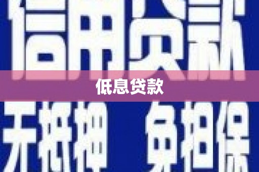 平乡低息贷款