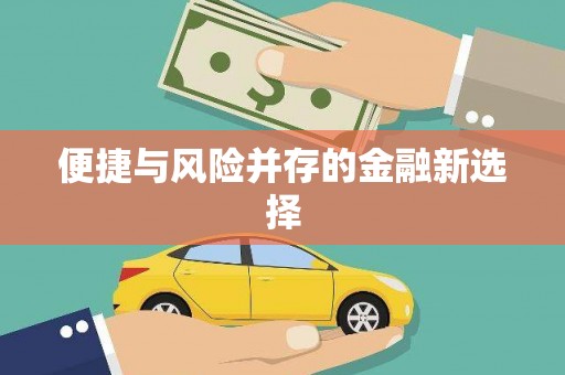 泗阳便捷与风险并存的金融新选择